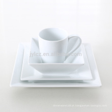 2015 venda quente branco jantar conjunto em cerâmica